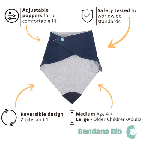 Chew Bandana Bib 6PK, Learning SPACE