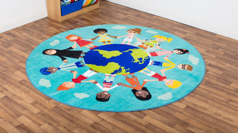 Children of the World™ 2m Carpet - Teal, Learning SPACE