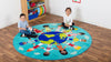 Children of the World™ 2m Carpet - Teal-Educational Carpet, Kit For Kids, Mats & Rugs, Multi-Colour, Round, Rugs, Wellbeing Furniture, World & Nature-Learning SPACE