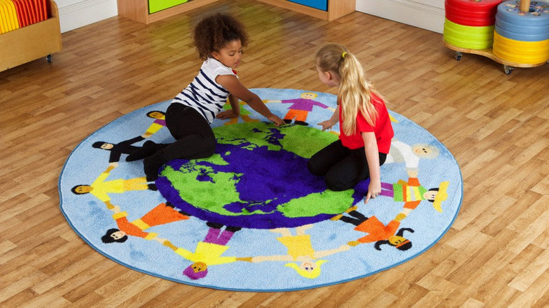 Children of the World™ - 2m Multi-Cultural Carpet, Learning SPACE