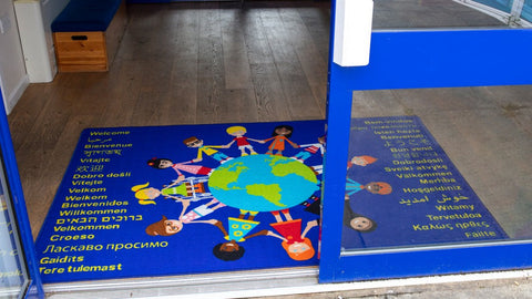 Children of the World™ 2x1.33m Welcome Carpet-Dropship,Educational Carpet,Kit For Kids,Mats & Rugs,Multi-Colour,Rectangular,Rugs,Wellbeing Furniture,World & Nature-Learning SPACE