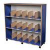 Children's Drywipe Bookcase-Bookcases, Classroom Furniture, Furniture, Profile Education, Wellbeing Furniture-Blue-Learning SPACE