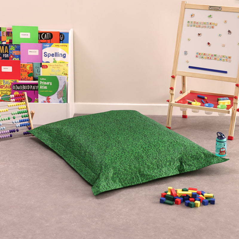 Children's Grass Floor Cushion Bean Bag, Learning SPACE