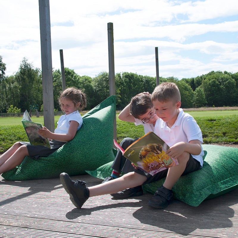 Children's Grass Floor Cushion Bean Bag, Learning SPACE
