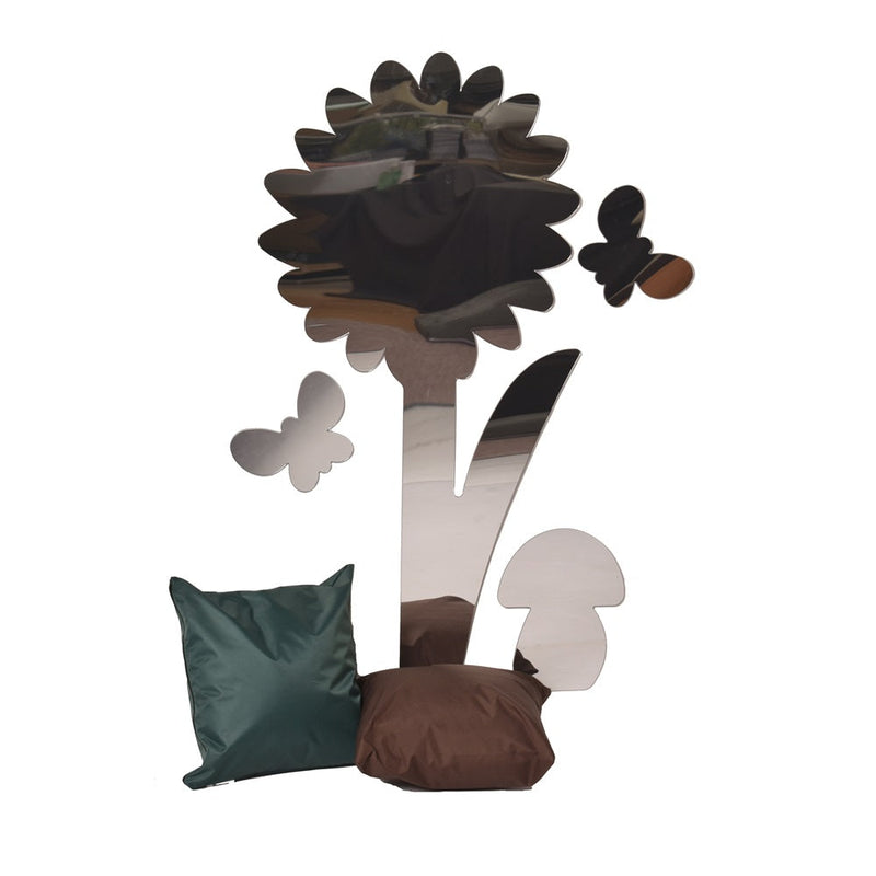 Children's Plastic Safety Mirrors - Garden Flower Set 4, Learning SPACE