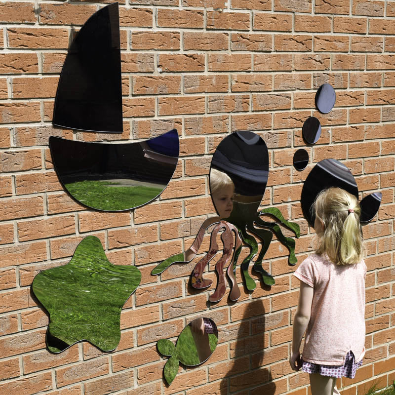 Children's Plastic Safety Mirrors - Sand And Sea, Learning SPACE