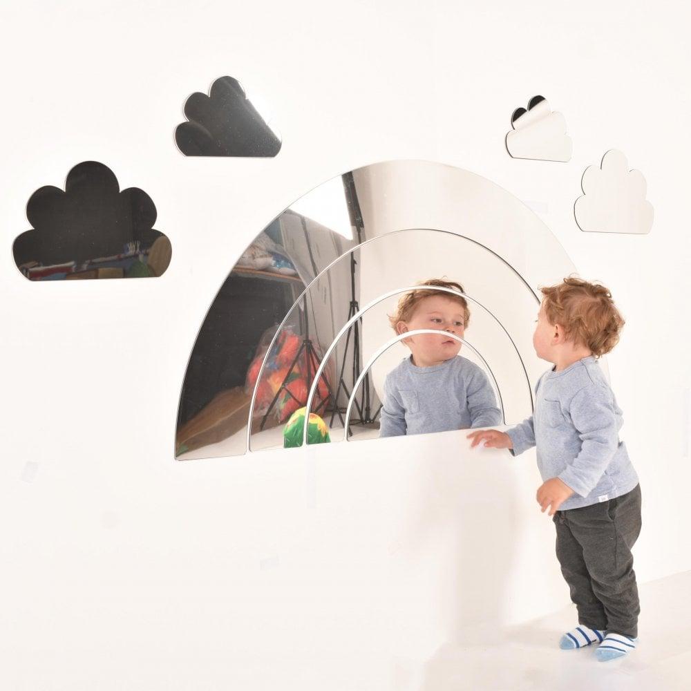 Children’s Safety Mirror Set – Rainbow Edition-AllSensory,Baby Sensory Toys,Baby Soft Play and Mirrors,Calming & Anxiety,Down Syndrome,Helps With,Outdoor Mirrors,Playground Equipment,Playground Wall Art & Signs,Rainbow Theme Sensory Room,Sensory Garden,Sensory Mirrors,Sensory Seeking,Sensory Wall Panels & Accessories,Stock-Learning SPACE