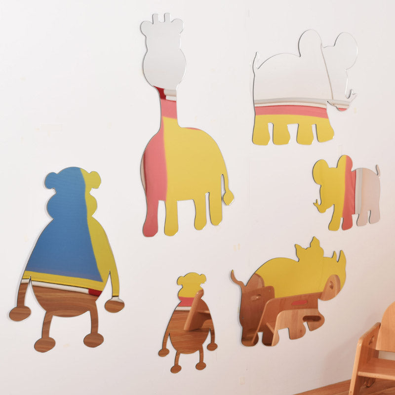 Children's Safety Mirror Set - Safari Animals, Learning SPACE
