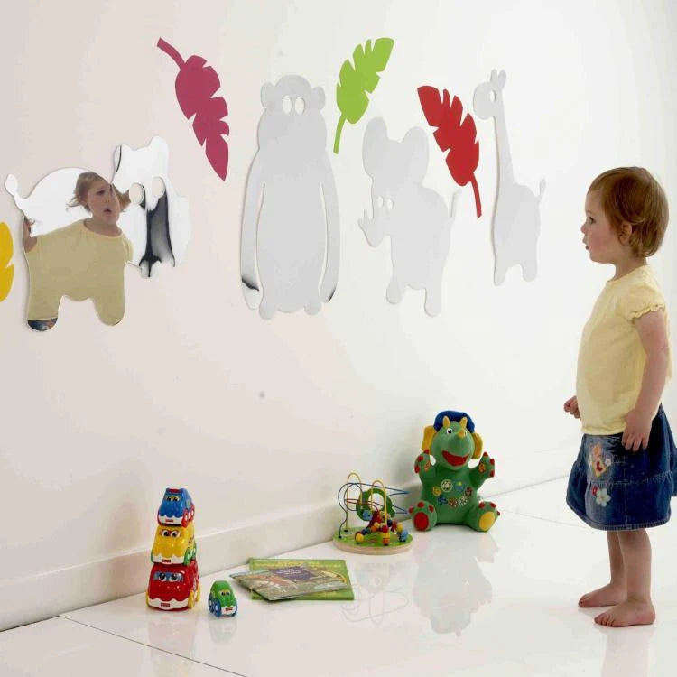 Children's Safety Mirror Set - Safari Animals, Learning SPACE