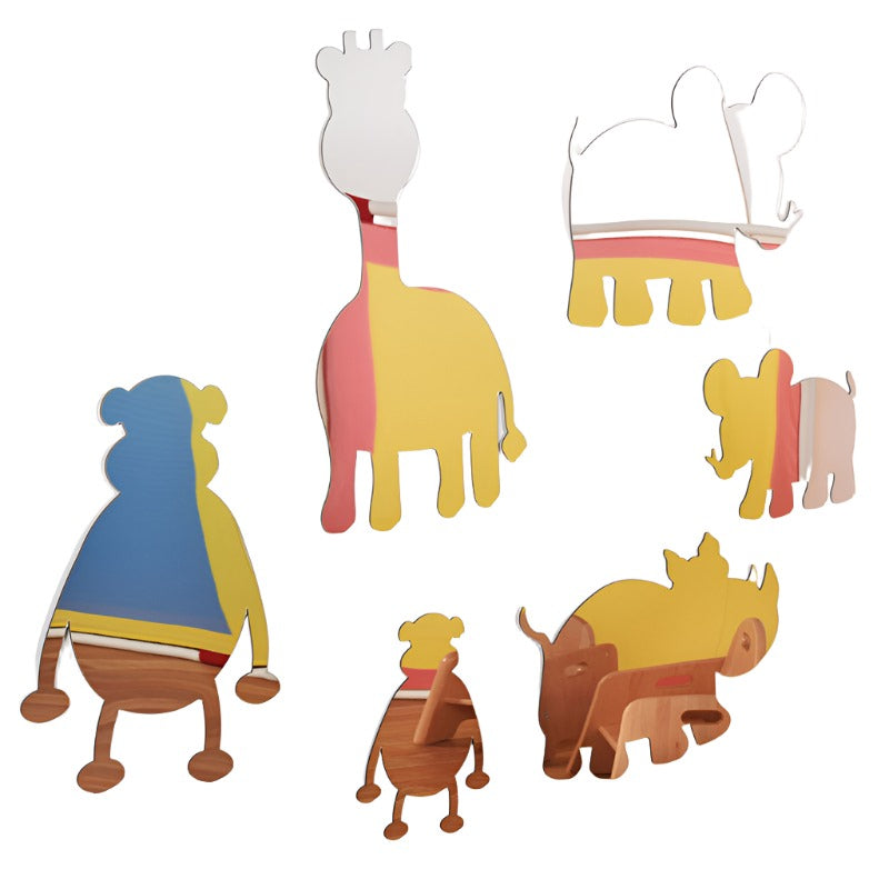 Children's Safety Mirror Set - Safari Animals, Learning SPACE