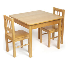 Childrens Wooden Table & Two Chairs-Atelier,Bigjigs Toys,Dining Tables,Furniture,Gifts For 3-5 Years Old,Tables,Wooden Table-Learning SPACE