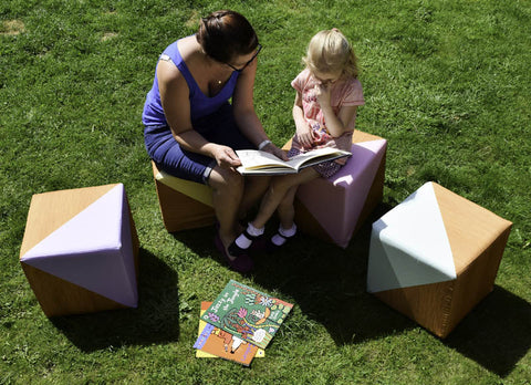 Chunky Cubes Seats: Set of 4-Modular Seating,Seating-Learning SPACE