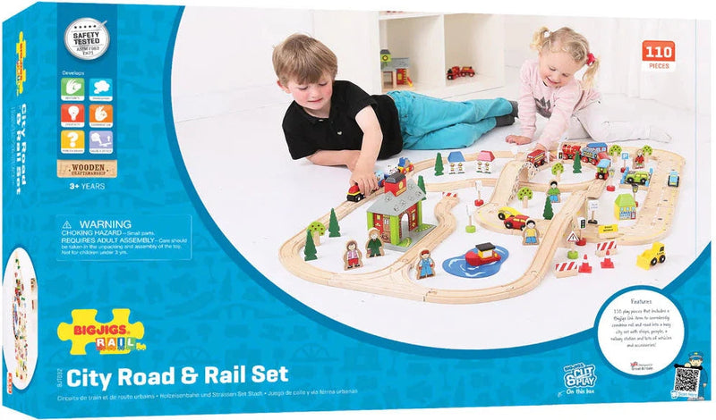 City Road & Railway Train Set, Learning SPACE