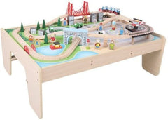 City Train Set and Table-Bigjigs Rail,Bigjigs Toys,Cars & Transport,Discontinued,Down Syndrome,Gifts For 3-5 Years Old,Imaginative Play,Primary Games & Toys,Stock,Train,Wooden Toys-Learning SPACE