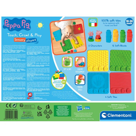 Clementoni Peppa Pig Sensory Path-Clementoni,Games & Toys,Peppa Pig,Sensory Paths,Tactile Toys & Books-Learning SPACE