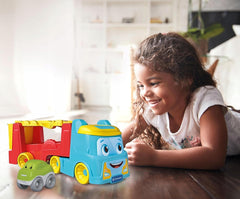 Clementoni Tumbling Car Transporter-Baby Sensory Toys,Cars & Transport,Cause & Effect Toys,Clementoni,Games & Toys-Learning SPACE