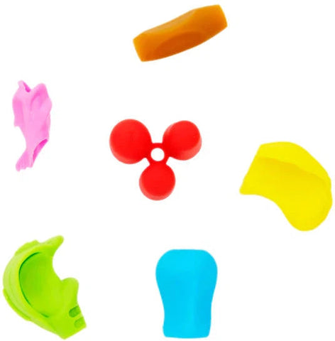 Clever Kids 6 Assorted Pencil Grips, Learning SPACE