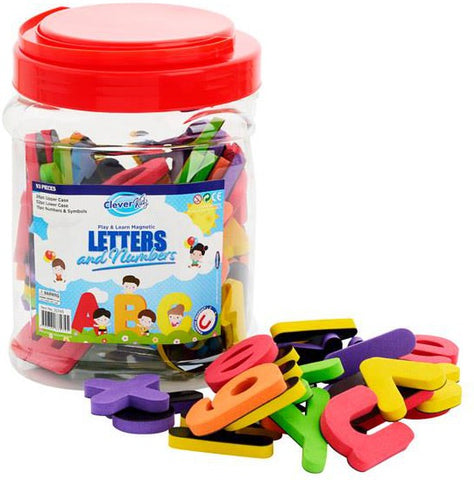 Clever Kidz Play And Learn Magnetic Letters And Numbers-Maths Toys-Addition & Subtraction,Arts & Crafts,Clever Kidz,Counting Numbers & Colour,Drawing & Easels,Early Arts & Crafts,Early Years Literacy,Early Years Maths,Imaginative Play,Kitchens & Shops & School,Learn Alphabet & Phonics,Learning Difficulties,Literacy Toys,Maths,Nurture Room,Primary Literacy,Primary Maths,Stock-Learning SPACE