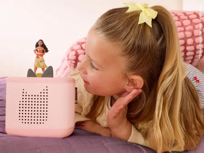 Cloud Pink Toniebox 2 – Screen-Free Audio Player, Learning SPACE