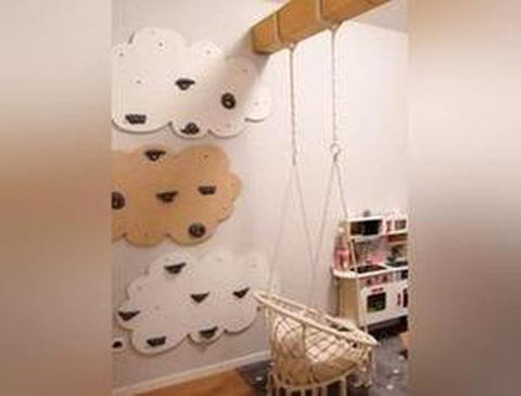 Cloud Shaped Indoor Climbing Wall-Playground Equipment-Additional Need,Gross Motor and Balance Skills,Helps With,Sensory Climbing Equipment,Strength & Co-Ordination-Learning SPACE