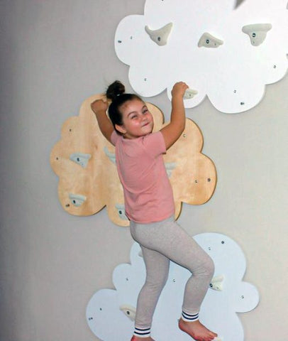 Cloud Shaped Indoor Climbing Wall-Playground Equipment-Additional Need, Gross Motor and Balance Skills, Helps With, Sensory Climbing Equipment, Strength & Co-Ordination-DSKMCLOUD-Learning SPACE