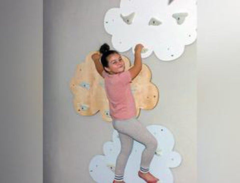 Cloud Shaped Indoor Climbing Wall-Playground Equipment-Additional Need, Gross Motor and Balance Skills, Helps With, Sensory Climbing Equipment, Strength & Co-Ordination-DSKMCLOUD-Learning SPACE