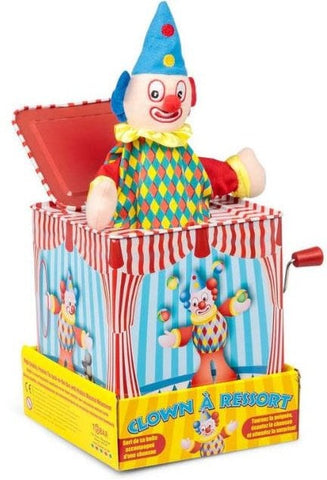 Clown Jack-in-the-Box-Additional Need, Baby Cause & Effect Toys, Cause & Effect Toys, Deaf & Hard of Hearing, Imaginative Play, Nurture Room, Puppets & Theatres & Story Sets, Sound, Stock, Tobar Toys-Learning SPACE