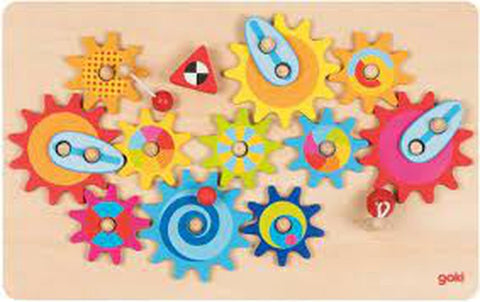 Cogwheel Board Large-Additional Need,AllSensory,Down Syndrome,Early years Games & Toys,Early Years Sensory Play,Fine Motor Skills,Gifts For 3-5 Years Old,Goki Toys,Helps With,Primary Games & Toys,Sound. Peg & Inset Puzzles,Stock-Learning SPACE