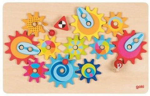 Cogwheel Board Large-Additional Need,AllSensory,Down Syndrome,Early years Games & Toys,Early Years Sensory Play,Fine Motor Skills,Gifts For 3-5 Years Old,Goki Toys,Helps With,Primary Games & Toys,Sound. Peg & Inset Puzzles,Stock-Learning SPACE