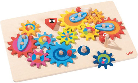 Cogwheel Board Large-Additional Need,AllSensory,Down Syndrome,Early years Games & Toys,Early Years Sensory Play,Fine Motor Skills,Gifts For 3-5 Years Old,Goki Toys,Helps With,Primary Games & Toys,Sound. Peg & Inset Puzzles,Stock-Learning SPACE