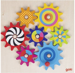 Cogwheel Fun Board-Additional Need,AllSensory,Down Syndrome,Early years Games & Toys,Early Years Sensory Play,Fine Motor Skills,Games & Toys,Gifts For 3-5 Years Old,Goki Toys,Helps With,Primary Games & Toys,Stock-Learning SPACE