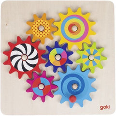 Cogwheel Fun Board-Additional Need,AllSensory,Down Syndrome,Early years Games & Toys,Early Years Sensory Play,Fine Motor Skills,Games & Toys,Gifts For 3-5 Years Old,Goki Toys,Helps With,Primary Games & Toys,Stock-Learning SPACE