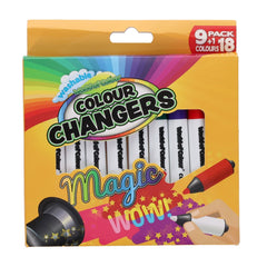 Colour Changers Magic Markers Pack of 9 - 18 Colours In Total-Arts & Crafts,Baby Arts & Crafts,Drawing & Easels,Early Arts & Crafts,Learning Difficulties,Nurture Room,Primary Arts & Crafts,Primary Literacy,Stationery,Stock-Learning SPACE