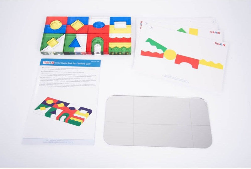 Colour Crystal Block Set - Pk25, Learning SPACE