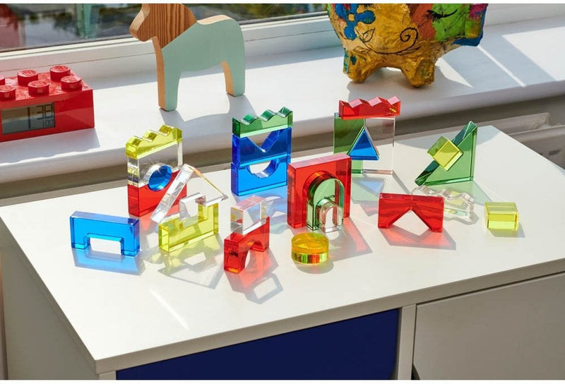 Colour Crystal Block Set - Pk25, Learning SPACE