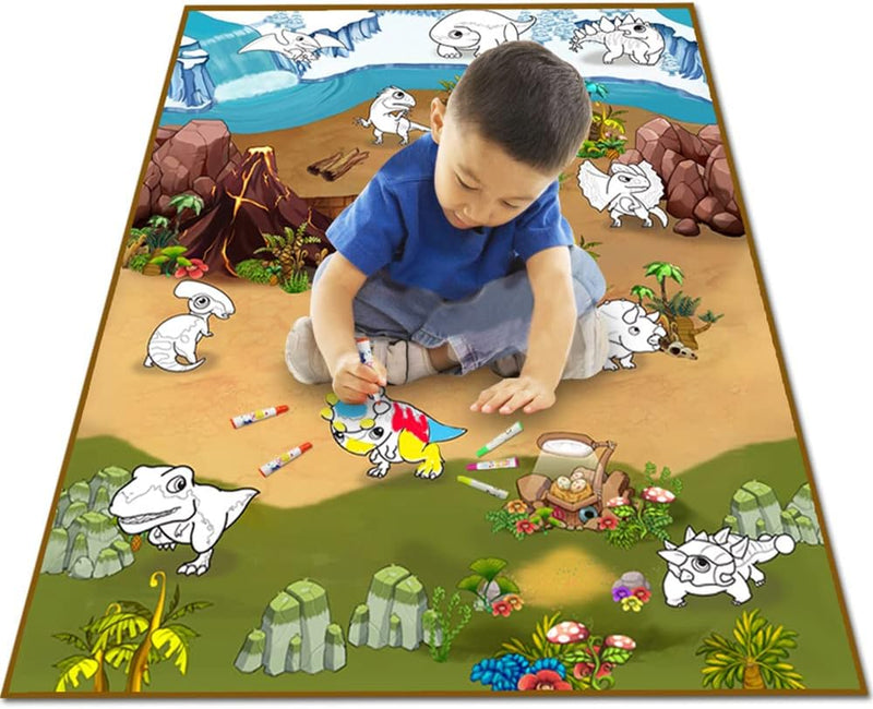 Colour & Wipe Dinosaur Playmat, Learning SPACE