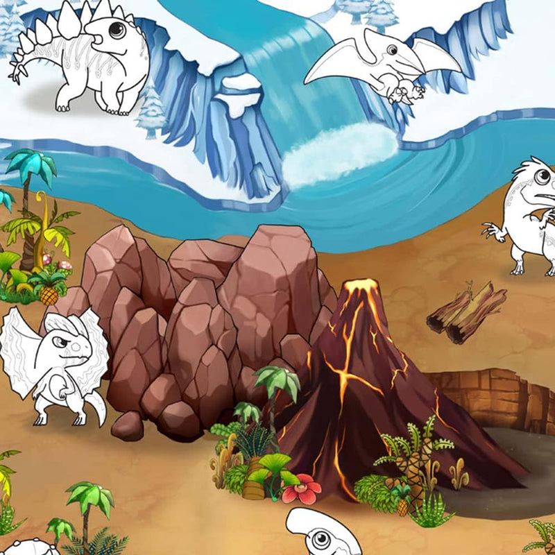 Colour & Wipe Dinosaur Playmat, Learning SPACE