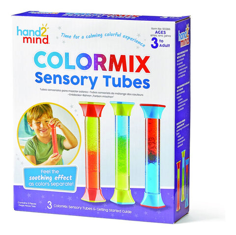 ColourMix Sensory Tubes-AllSensory, Calming and Relaxation, Cause & Effect Toys, Fidget, Helps With, Sensory Seeking, Visual Sensory Toys-Learning SPACE