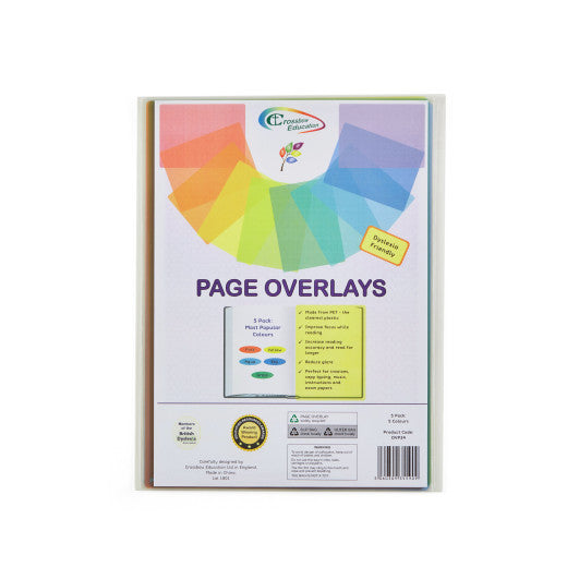 Coloured Page Overlays, Learning SPACE