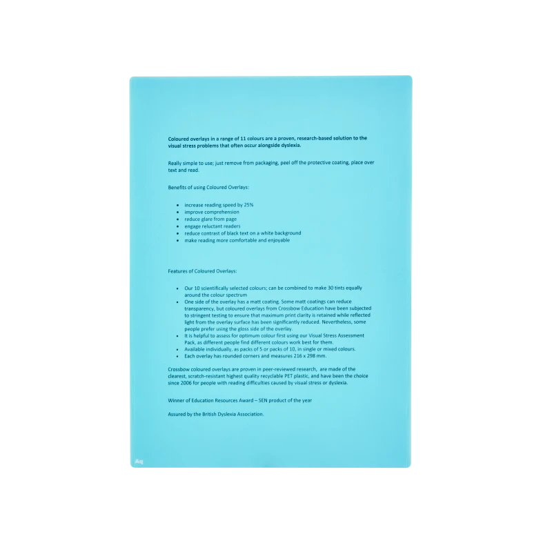 Coloured Page Overlays, Learning SPACE