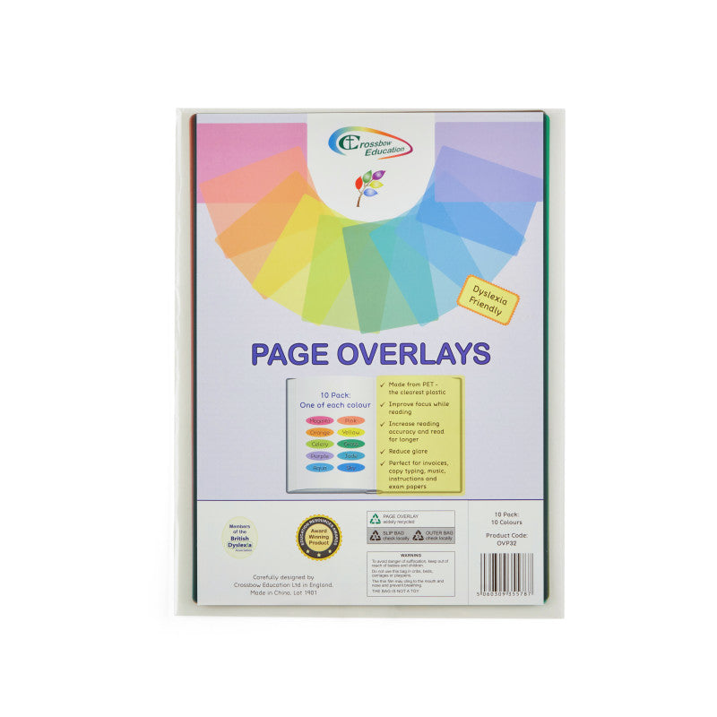 Coloured Page Overlays, Learning SPACE