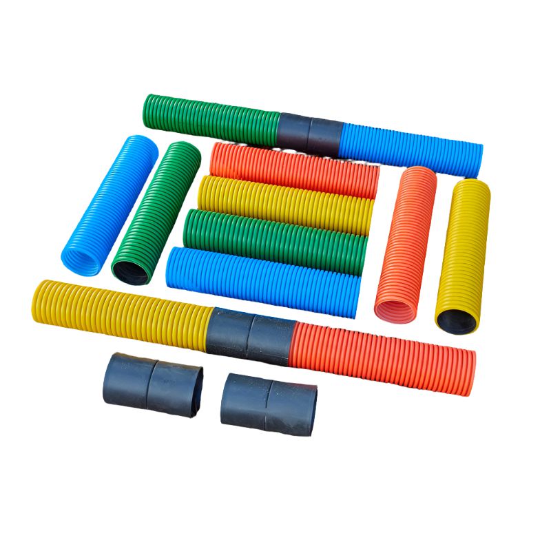 Coloured Pipes & Connectors (16Pk)-Cosy Direct, Engineering & Construction, Forest School & Outdoor Garden Equipment, Outdoor Play, Outdoor Sand & Water Play-54100-Learning SPACE