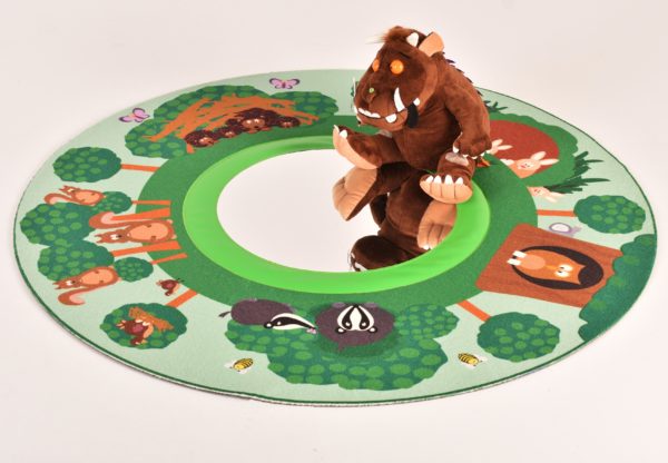 Colourful Circle Toddler Mat with Mirror, Woodland Learning SPACE