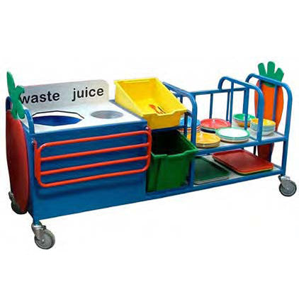Combi Clearing Trolley With Juice Funnel, Learning SPACE