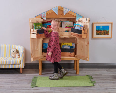 Community Library Hive (1Pk)-Classroom Displays,Classroom Furniture,Cosy Direct,Cosy Outdoor,Library Furniture,Nooks dens & Reading Areas,Reading Area,Reading Den-Learning SPACE