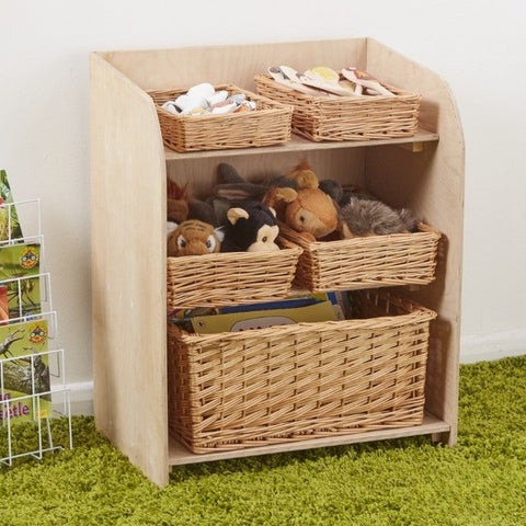 Compact Healdswood Basket Set (5Pk)-Cosy Direct, Storage, Storage Bins & Baskets, Wellbeing Furniture-Learning SPACE