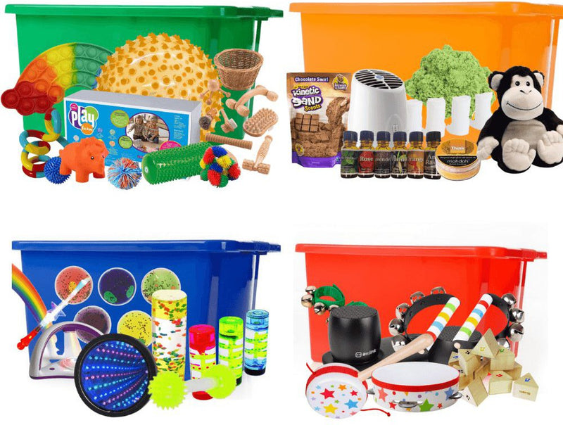 Complete Sensory Discovery Sets - Visual, Sound, Tactile and Smell, Learning SPACE