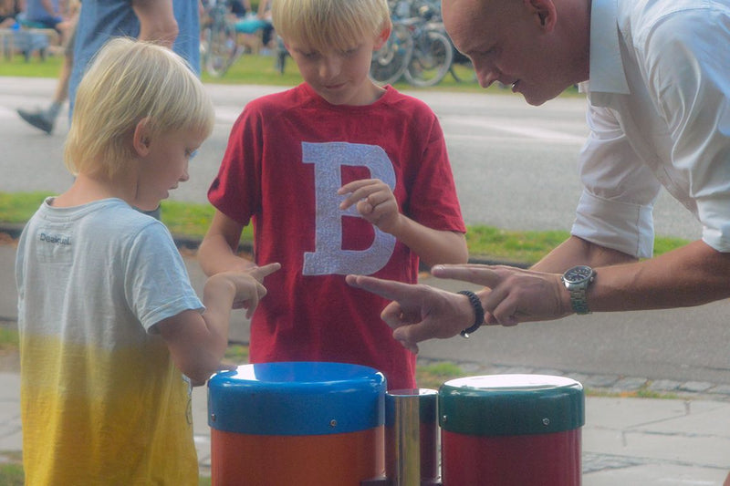 Congas (Small Pair) - Sensory Garden Musical Instruments, Learning SPACE