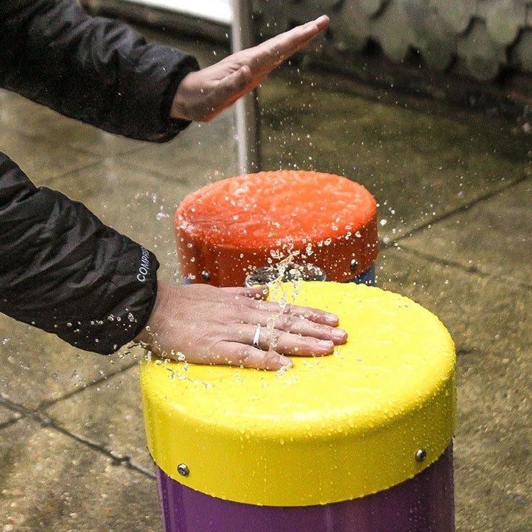 Congas (Small Pair) - Sensory Garden Musical Instruments, Ground Fixed Learning SPACE