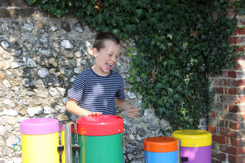 Congas (Small Pair) - Sensory Garden Musical Instruments, Learning SPACE